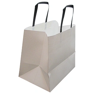 Wholesale Eco-Friendly Pure White Custom Kraft Paper Bag with Your Logo