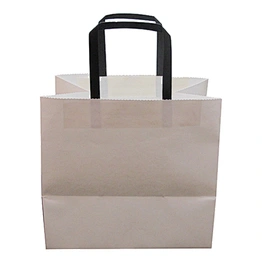 Wholesale Eco-Friendly Pure White Custom Kraft Paper Bag with Your Logo