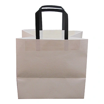 Wholesale Eco-Friendly Pure White Custom Kraft Paper Bag with Your Logo