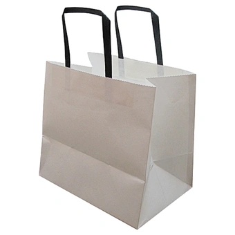 Wholesale Eco-Friendly Pure White Custom Kraft Paper Bag with Your Logo