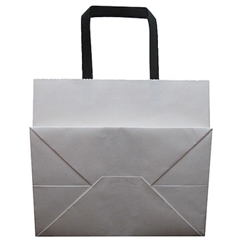 Wholesale Eco-Friendly Pure White Custom Kraft Paper Bag with Your Logo